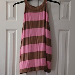 J. Jill Pink and Brown Tunic